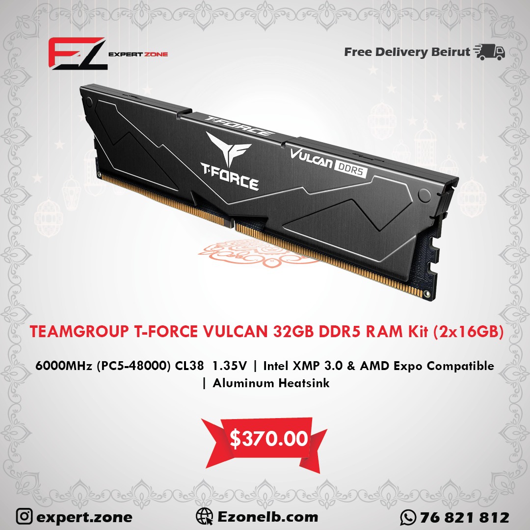 Expert-Zone - Power meets performance ⚡🔥 TEAMGROUP T-FORCE VULCAN 32GB ...