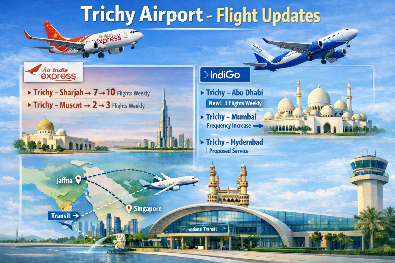 Trichy Aero Updates | Tiruchirappalli