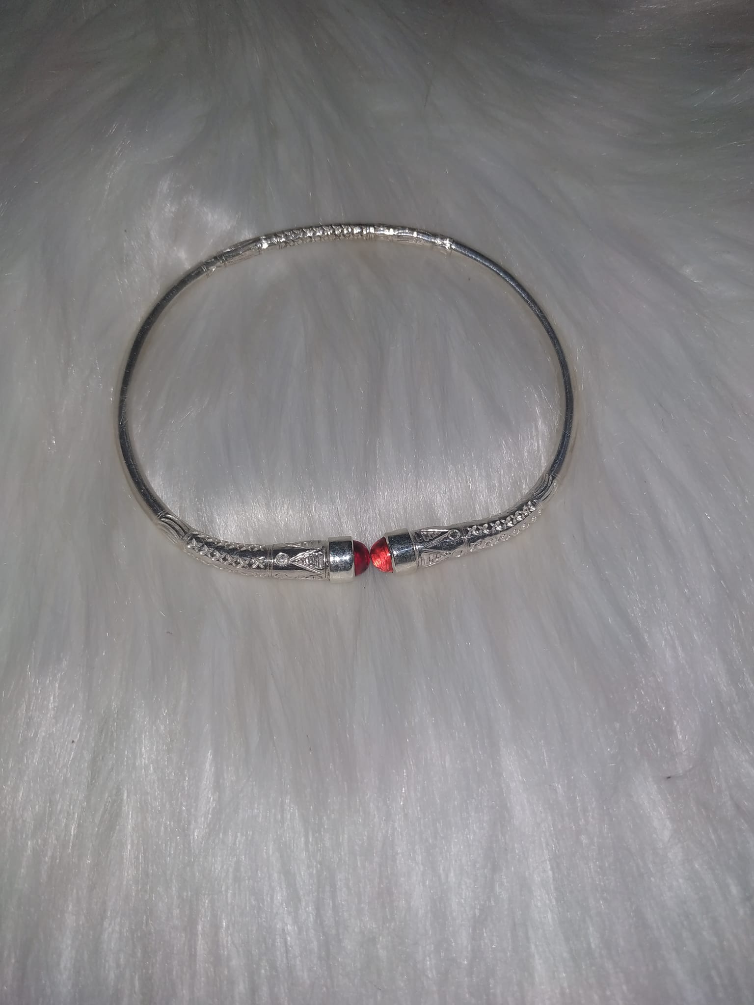 Bracelet Jonc Argent Massif 950‰ Avec Amazonite - Marque Vangovango, Neuf Avec étiquettes