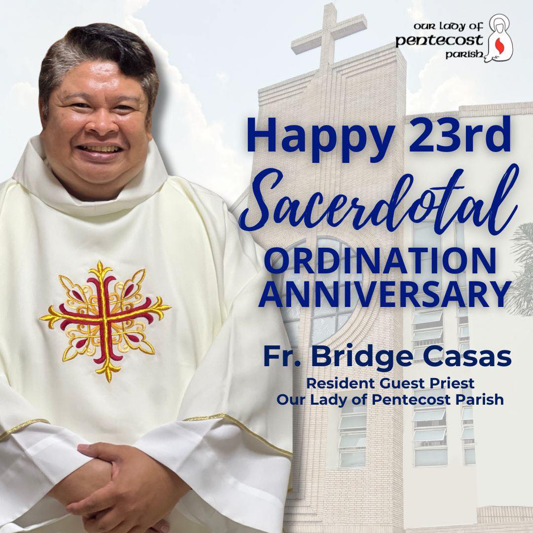 Our - Wishing our resident guest priest, Fr. Bridge Casas, a Happy 23rd ...