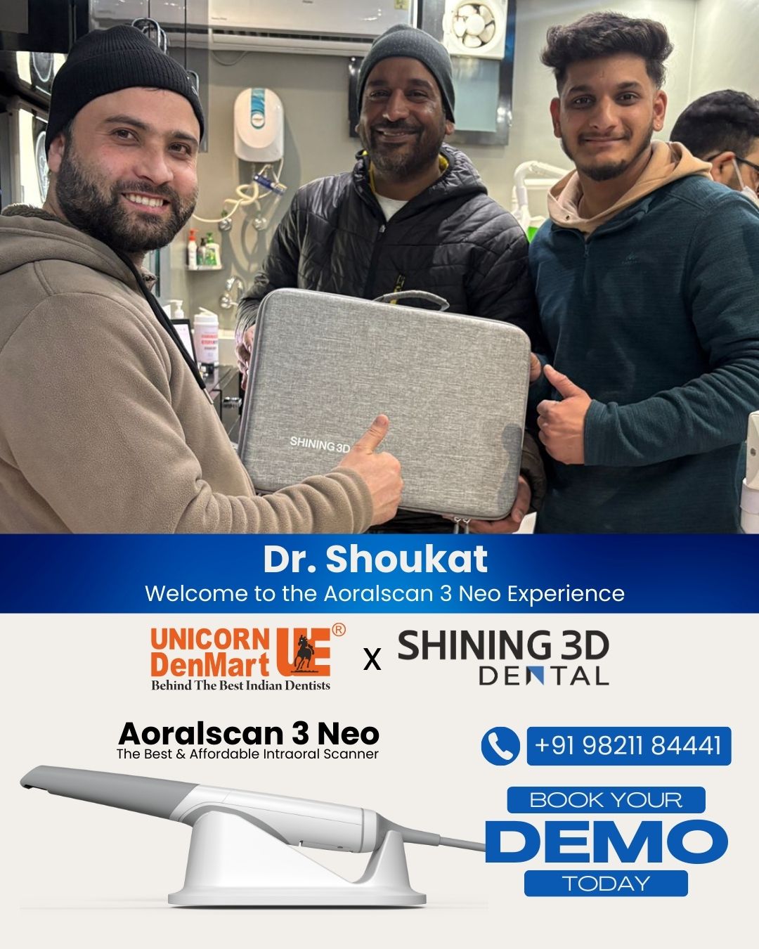 Unicorn - We’re thrilled to welcome Dr. Shoukat to the Aoralscan 3 Neo ...