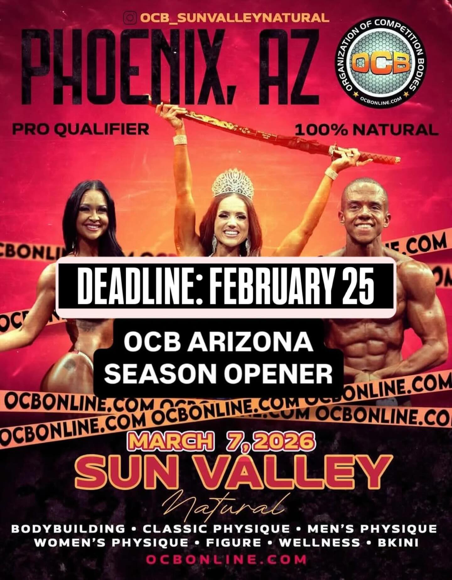 OCB - ‼️ENTRY DEADLINE ALERT‼️ AZ's season opener! OCB SUN VALLEY ...