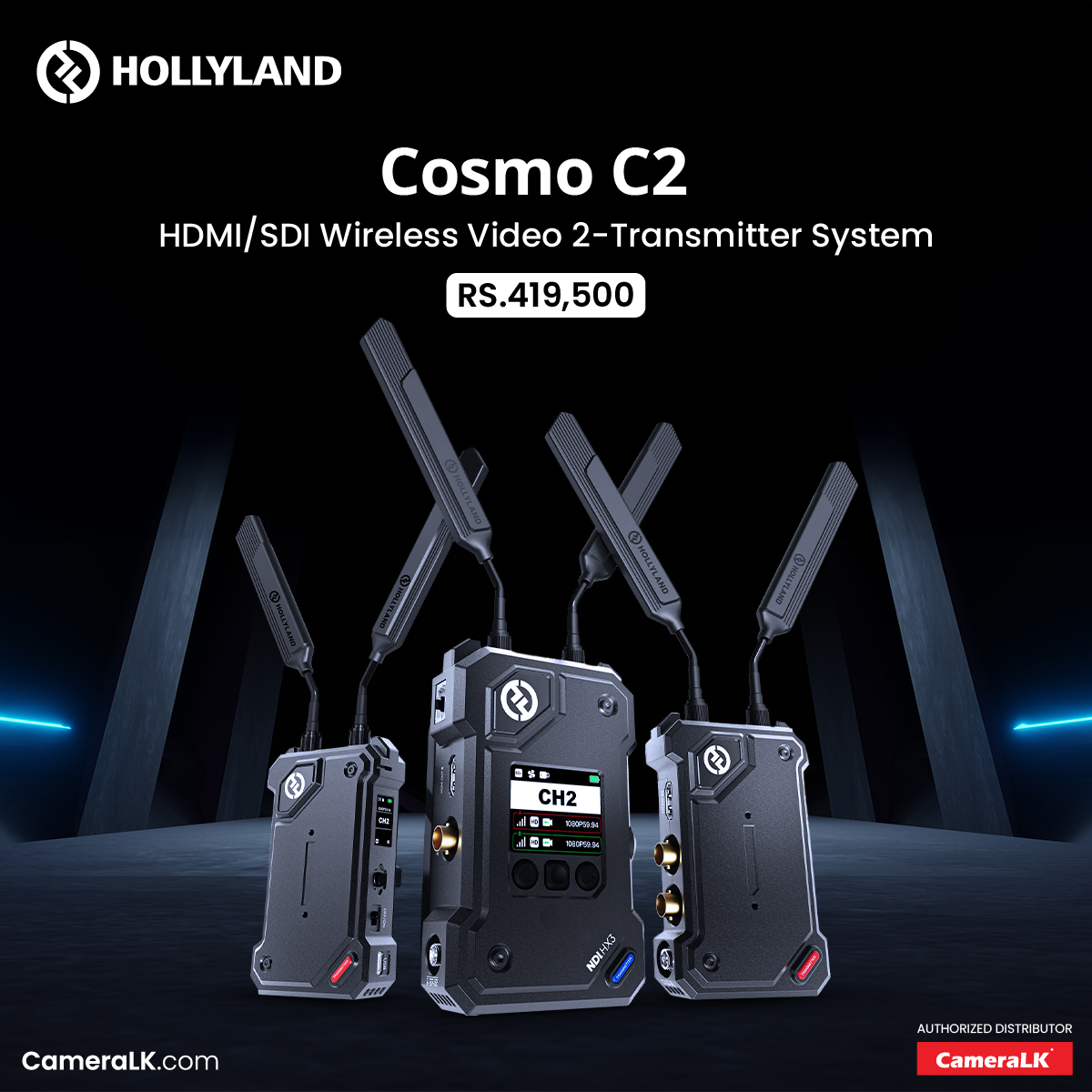 CameraLK - Hollyland Cosmo C2 HDMI/SDI Wireless Video 2-Transmitter ...