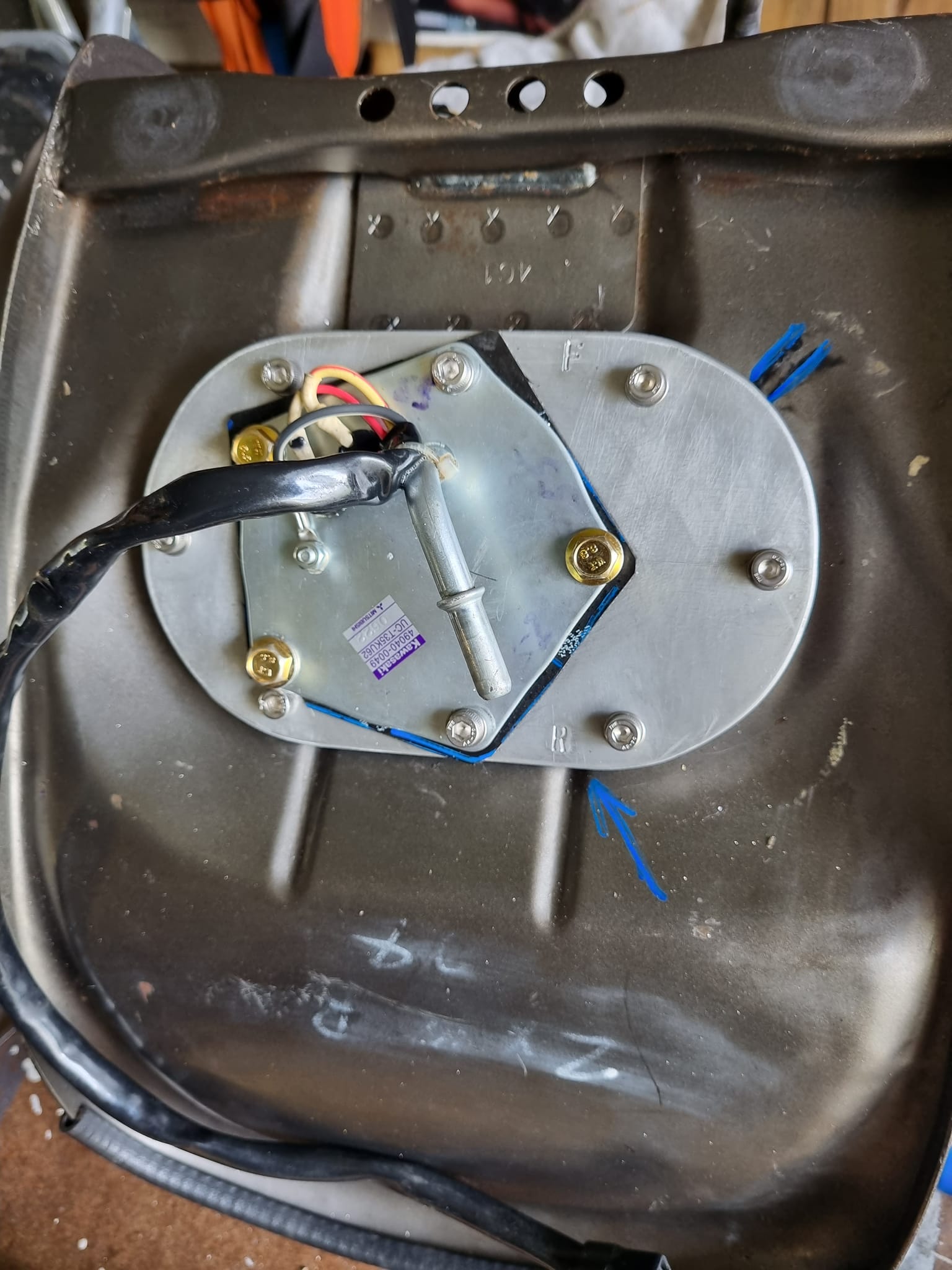Updating my fuel pump on my 2004 zx12r. The original has been a