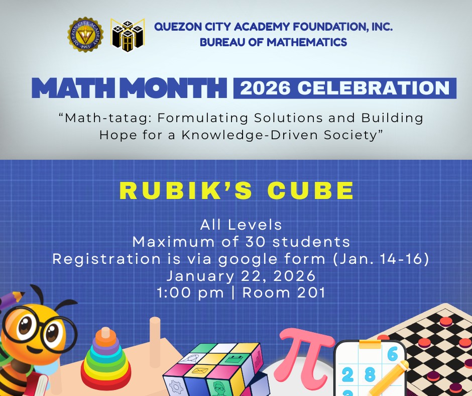 ECHO - #InPhotos ||MATH MONTH SCHEDULE OF ACTIVITIES Math... | Facebook