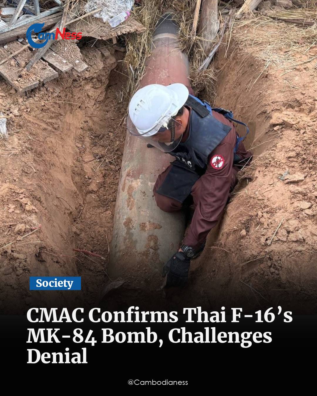 Cambodianess - The Explosive Ordnance Disposal expert team... | Facebook