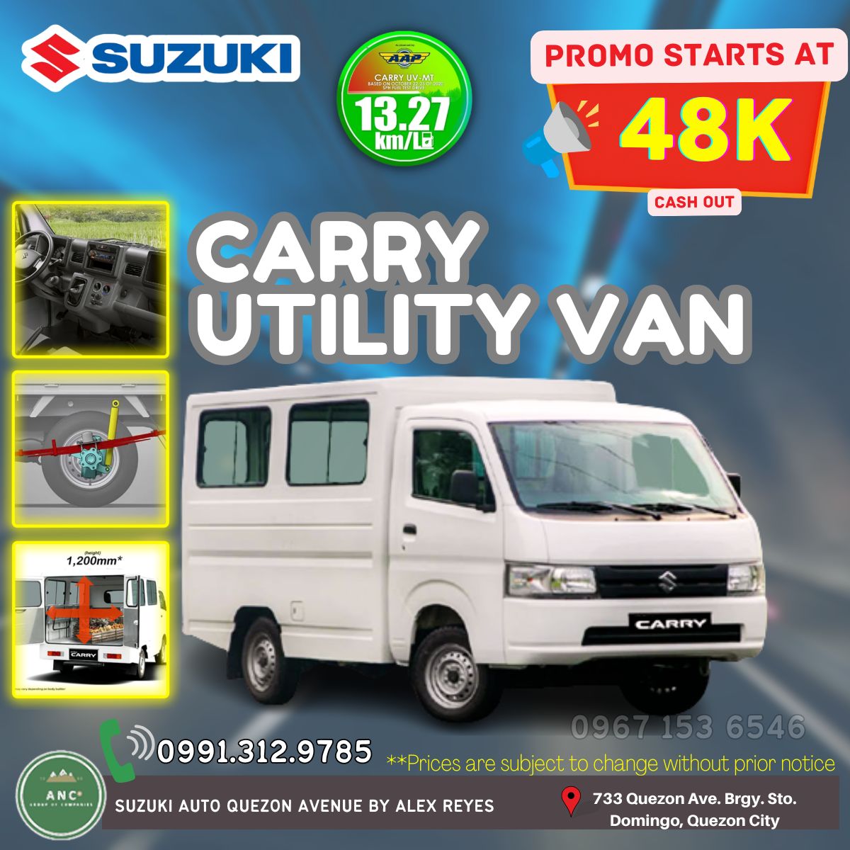 Suzuki - 🚐 SUZUKI CARRY UTILITY VAN 🚐 Your reliable partner for negosyo ...