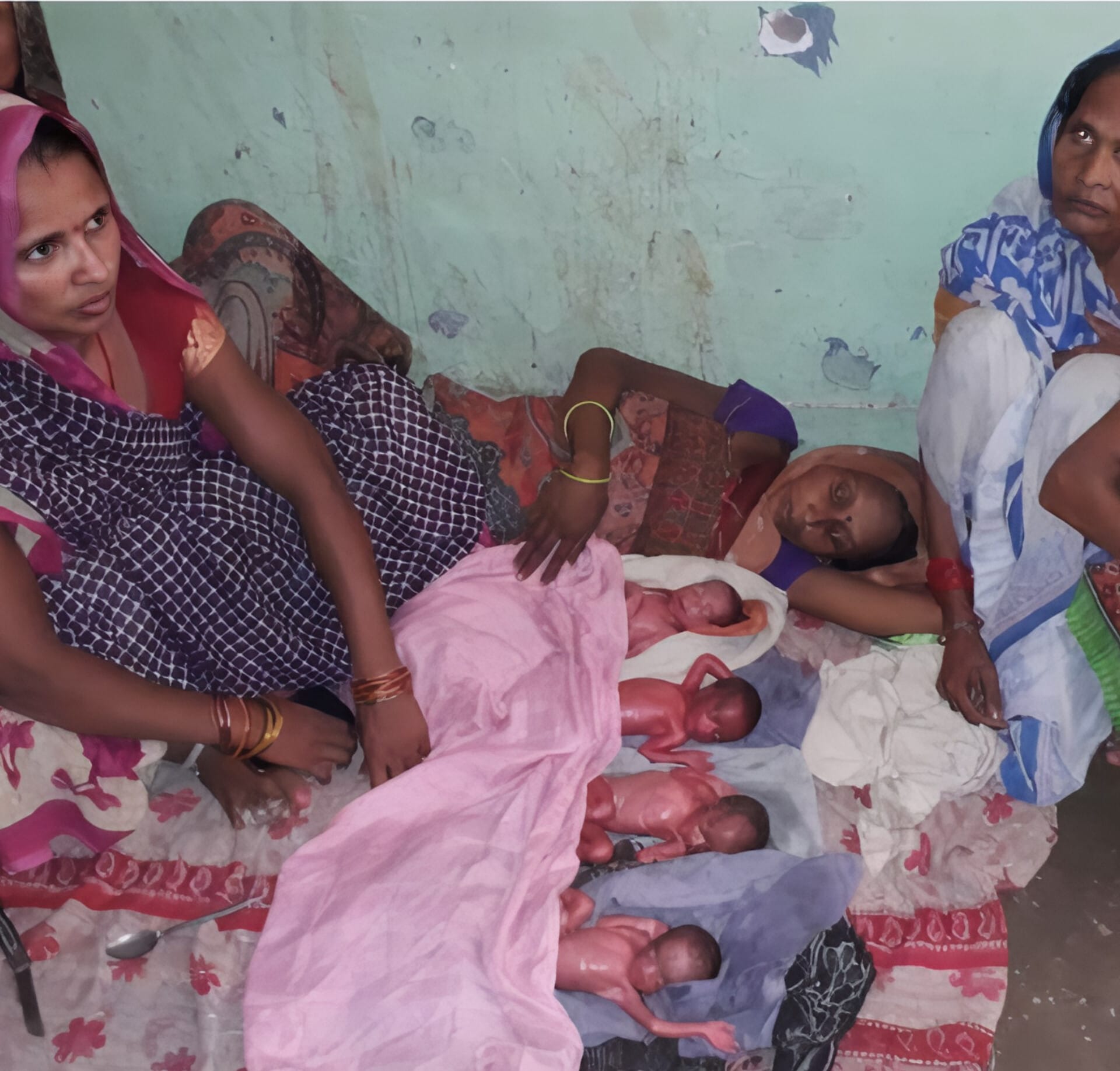 Awesome - A woman in Bhadenwa village, Sitapur district, gave birth to ...