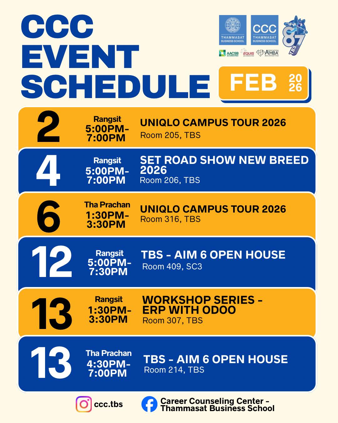 Career - 📅 CCC Event Schedule | กุมภาพันธ์ 2026 เตรียมตัวให้พร้อมกับ ...