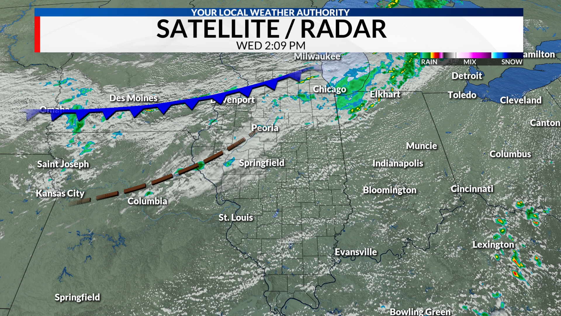 Our cold front is just now... - Meteorologist Chris Yates | Facebook
