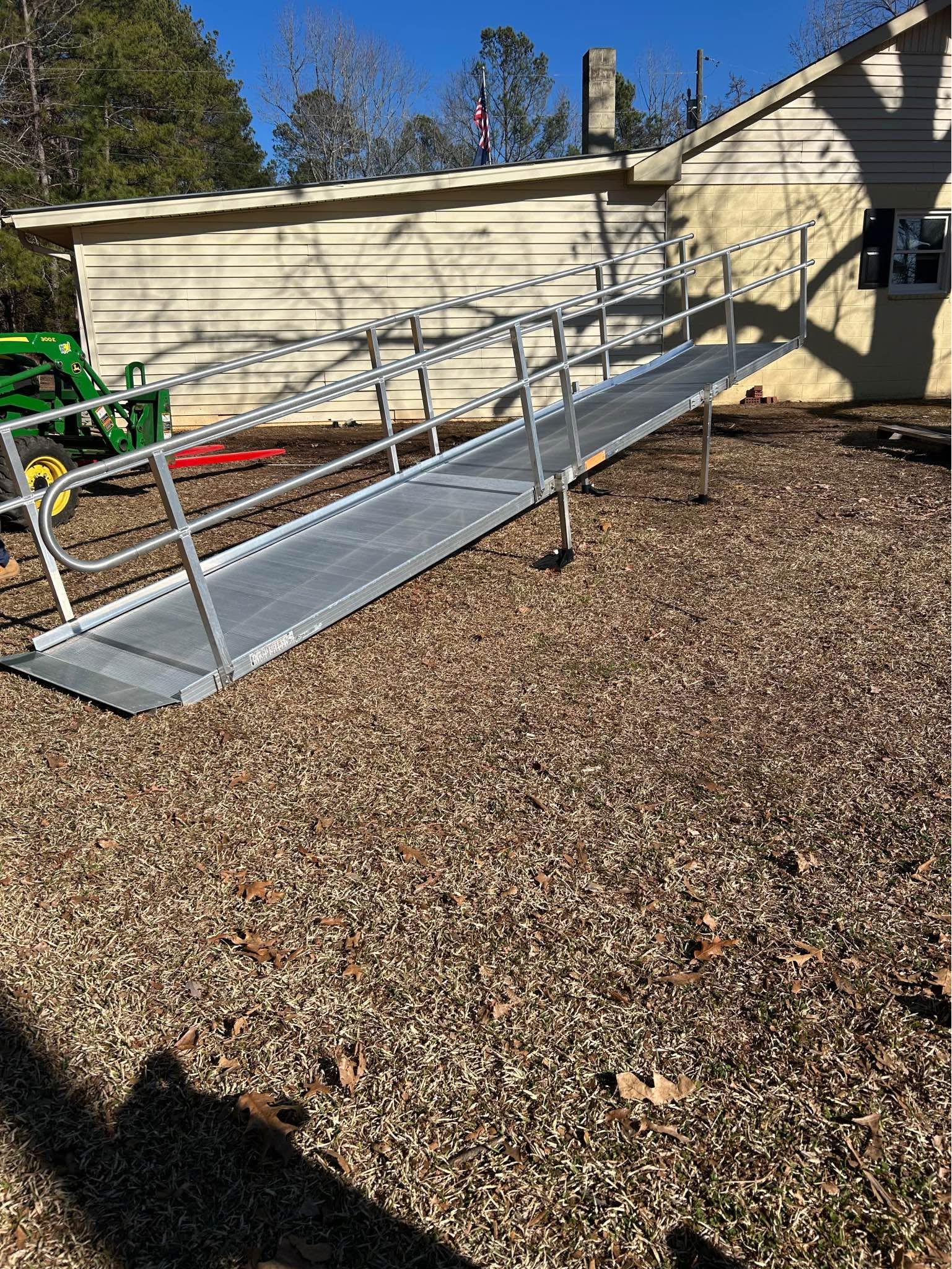20 foot aluminum ramp with handrail with handrails - Access Ramps ...