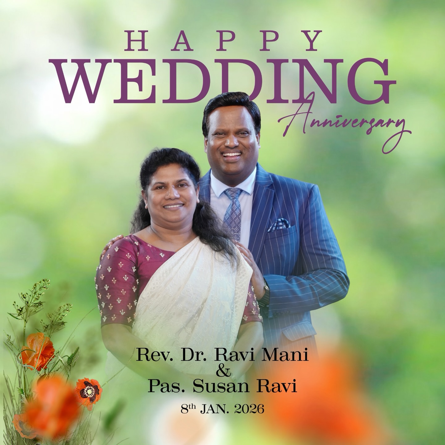Victory - Our beloved Senior Pastor Rev. Dr. Ravi Mani & Pastor Susan ...