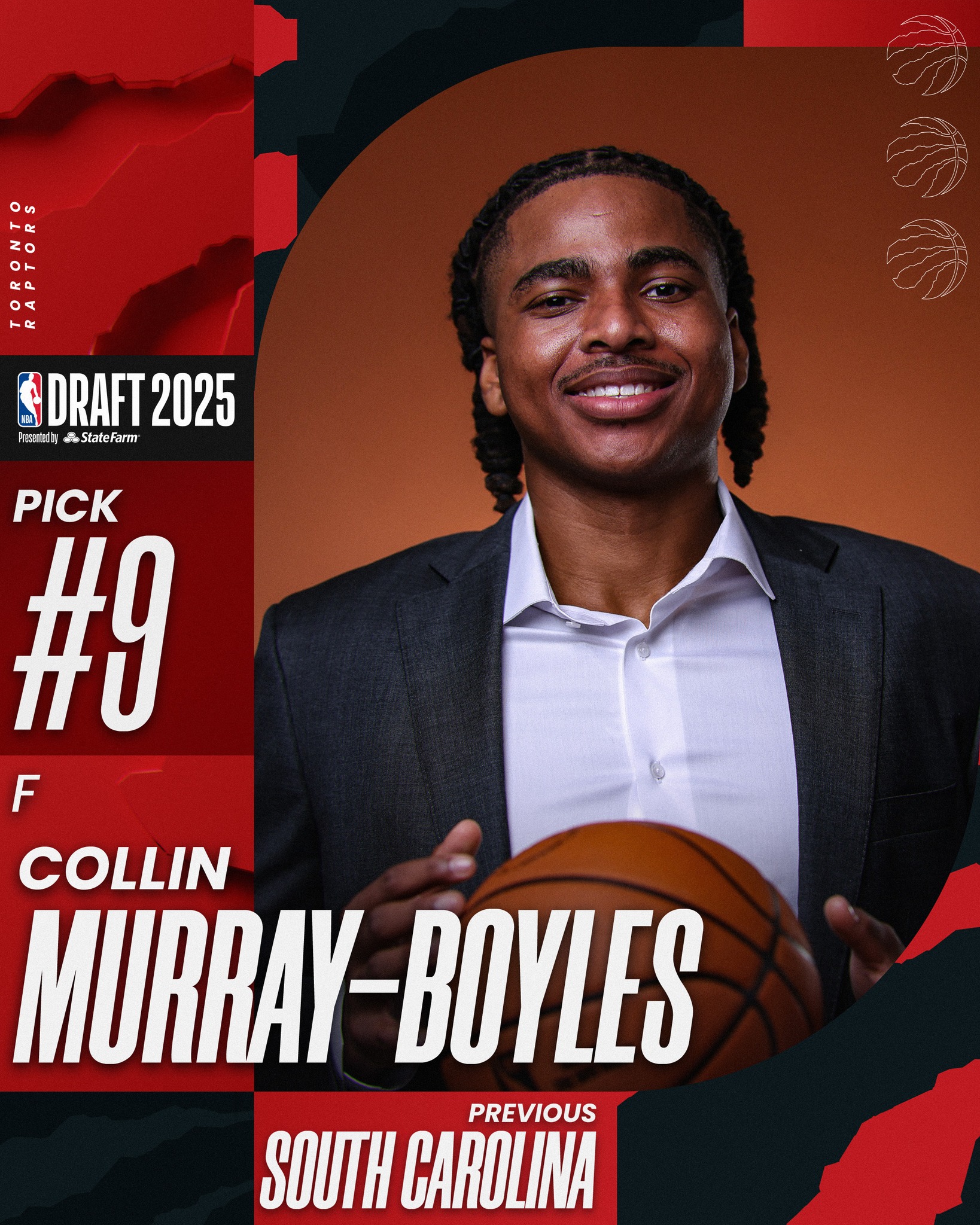NBA - With the 9th pick of the NBA Draft, the Toronto Raptors select ...