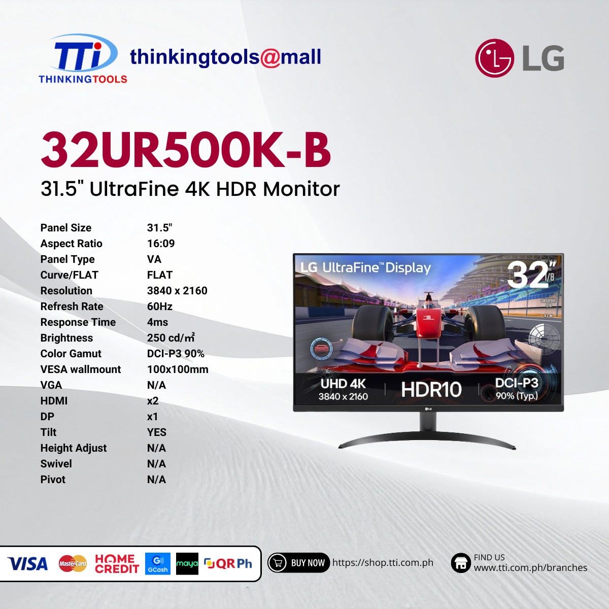 Experience stunning clarity and immersive visuals with the LG 