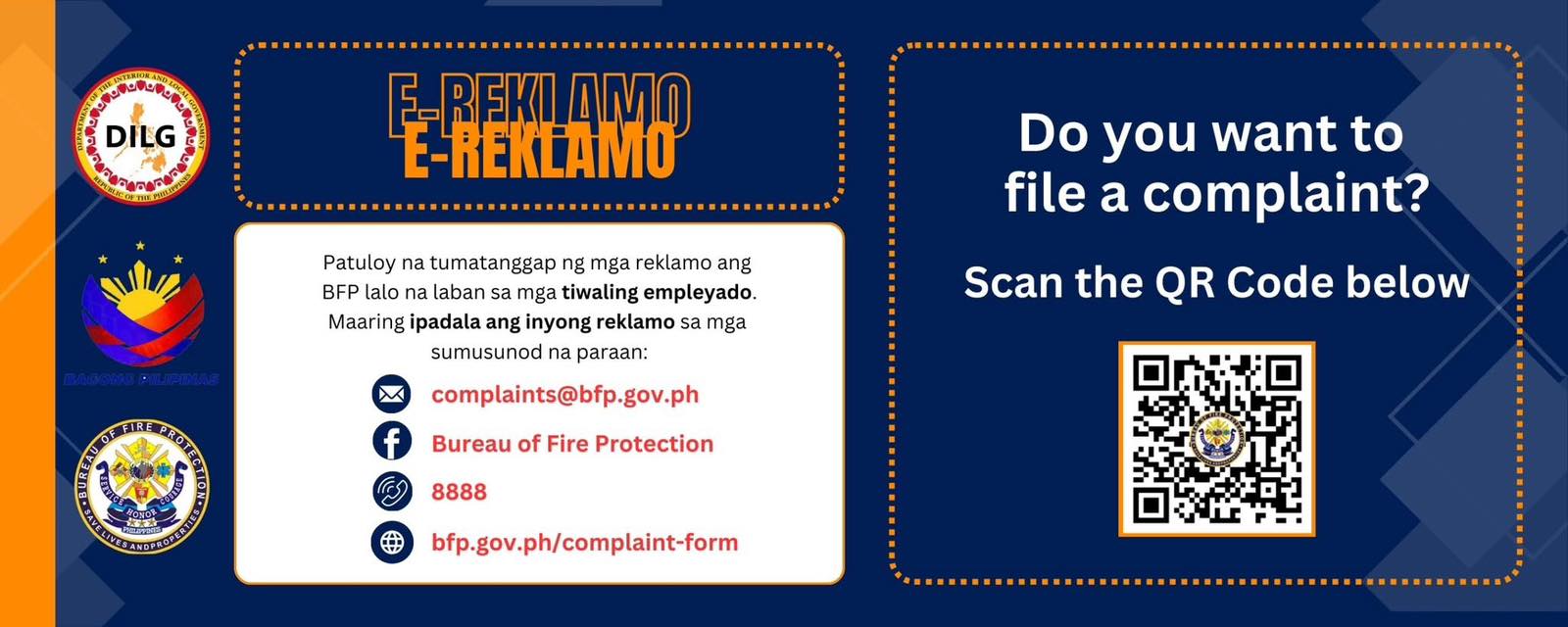 BFP - 𝐌𝐀𝐆𝐒𝐔𝐌𝐁𝐎𝐍𝐆, 𝐇𝐔𝐖𝐀𝐆 𝐌𝐀𝐓𝐀𝐊𝐎𝐓, 𝐄-𝐑𝐄𝐊𝐋𝐀𝐌𝐎! Ang Bureau of Fire ...