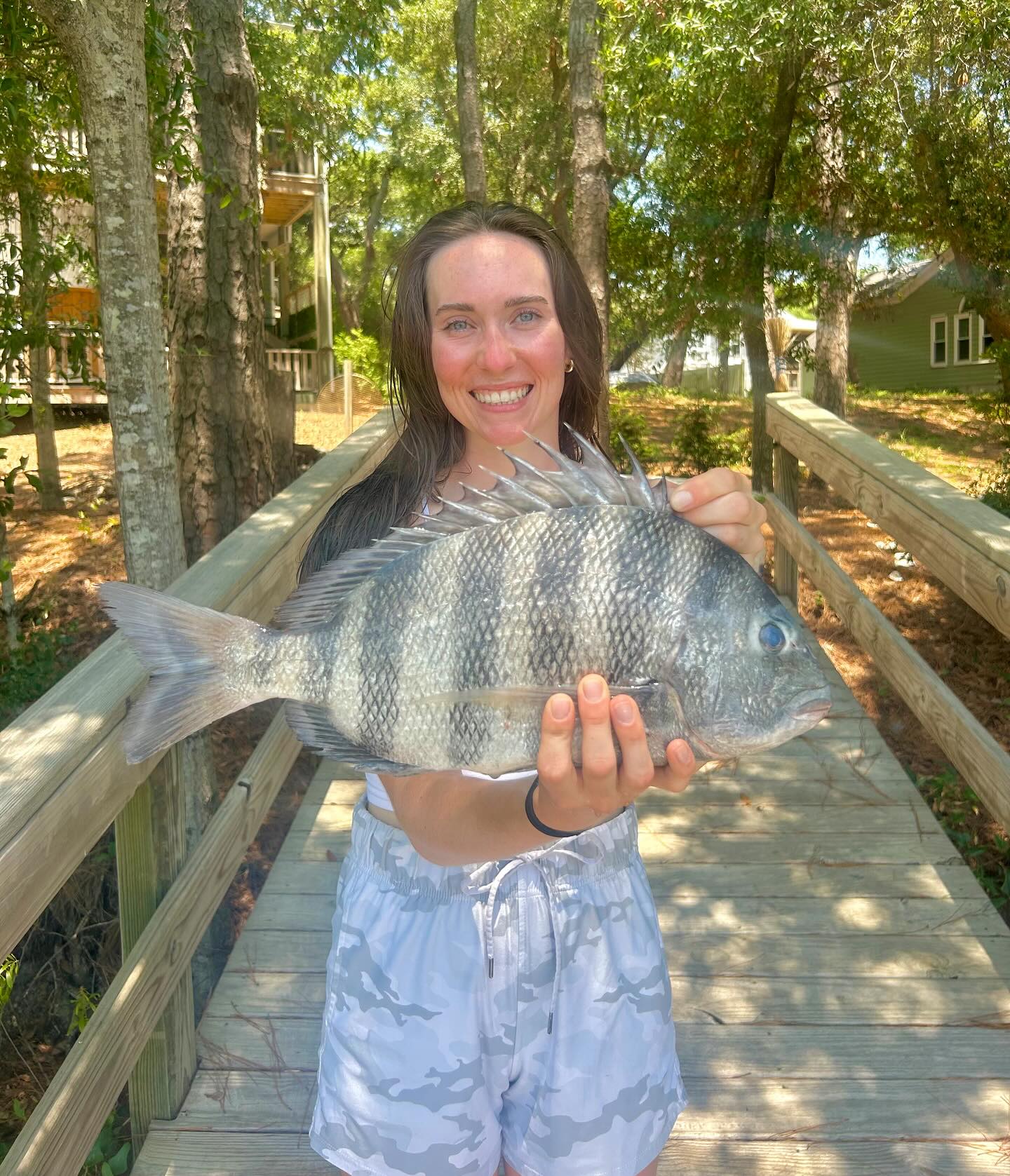 Ellery Parmenter catches 18