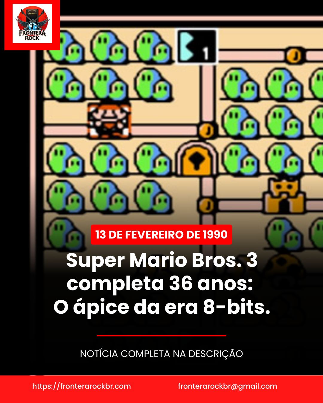 Super Mario Bros. 3 completa 36 anos: O ápice da era 8-bits