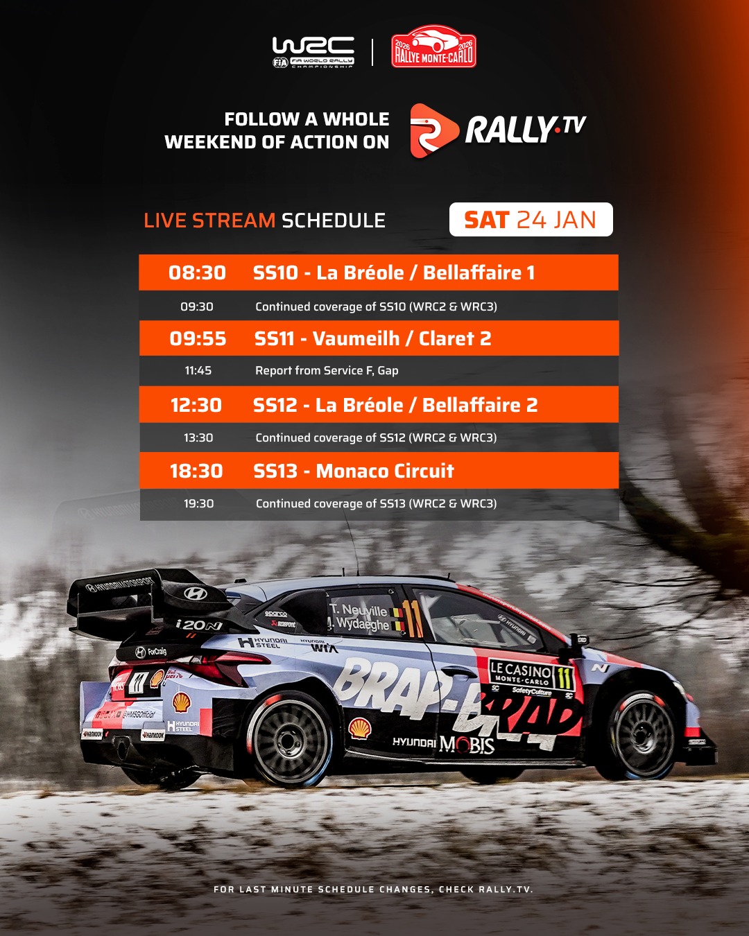 Your timings for... - WRC - FIA World Rally Championship | Facebook