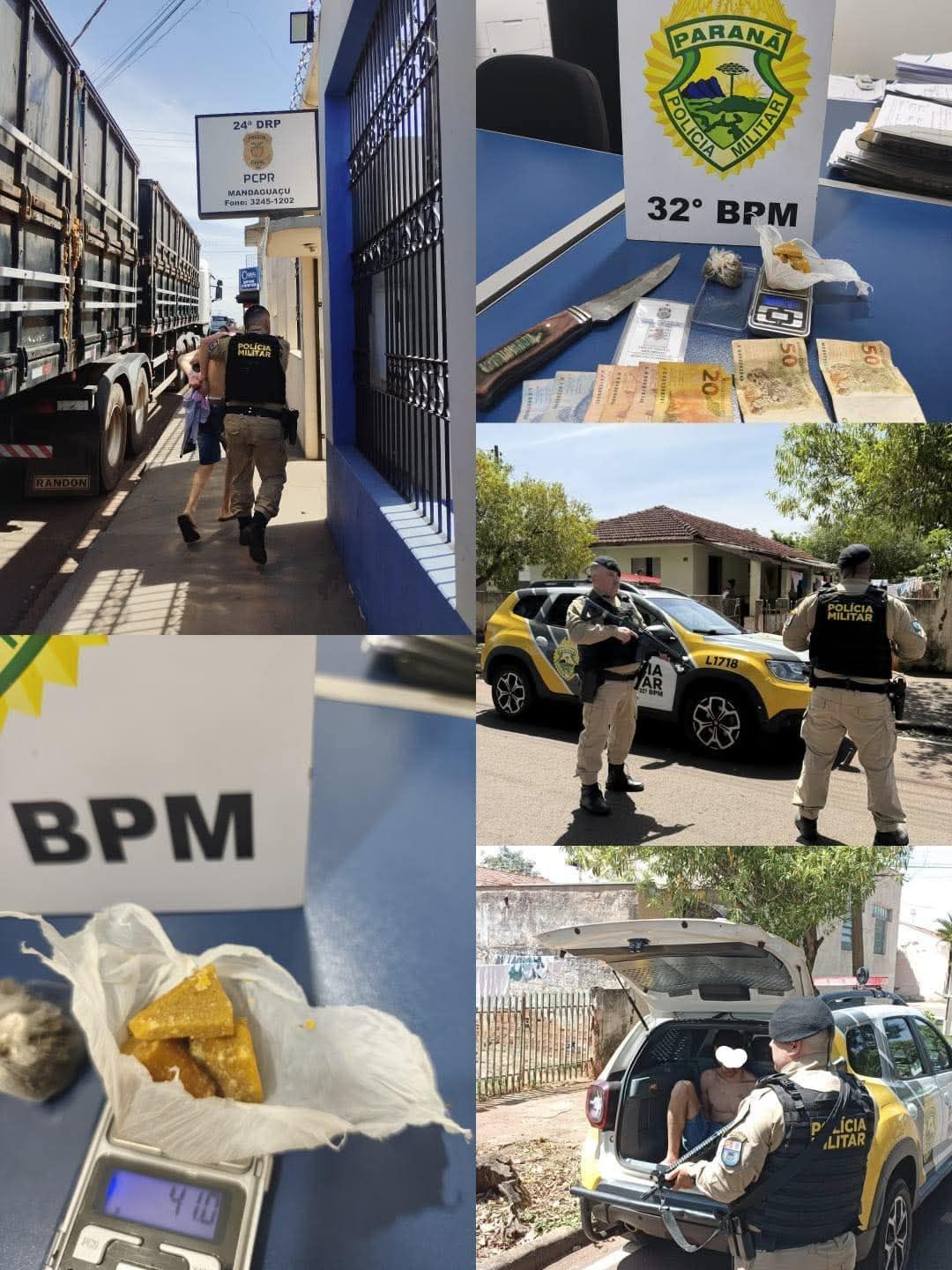 Salsicha - Durante patrulhamento na cidade de Ourizona, a equipe ...