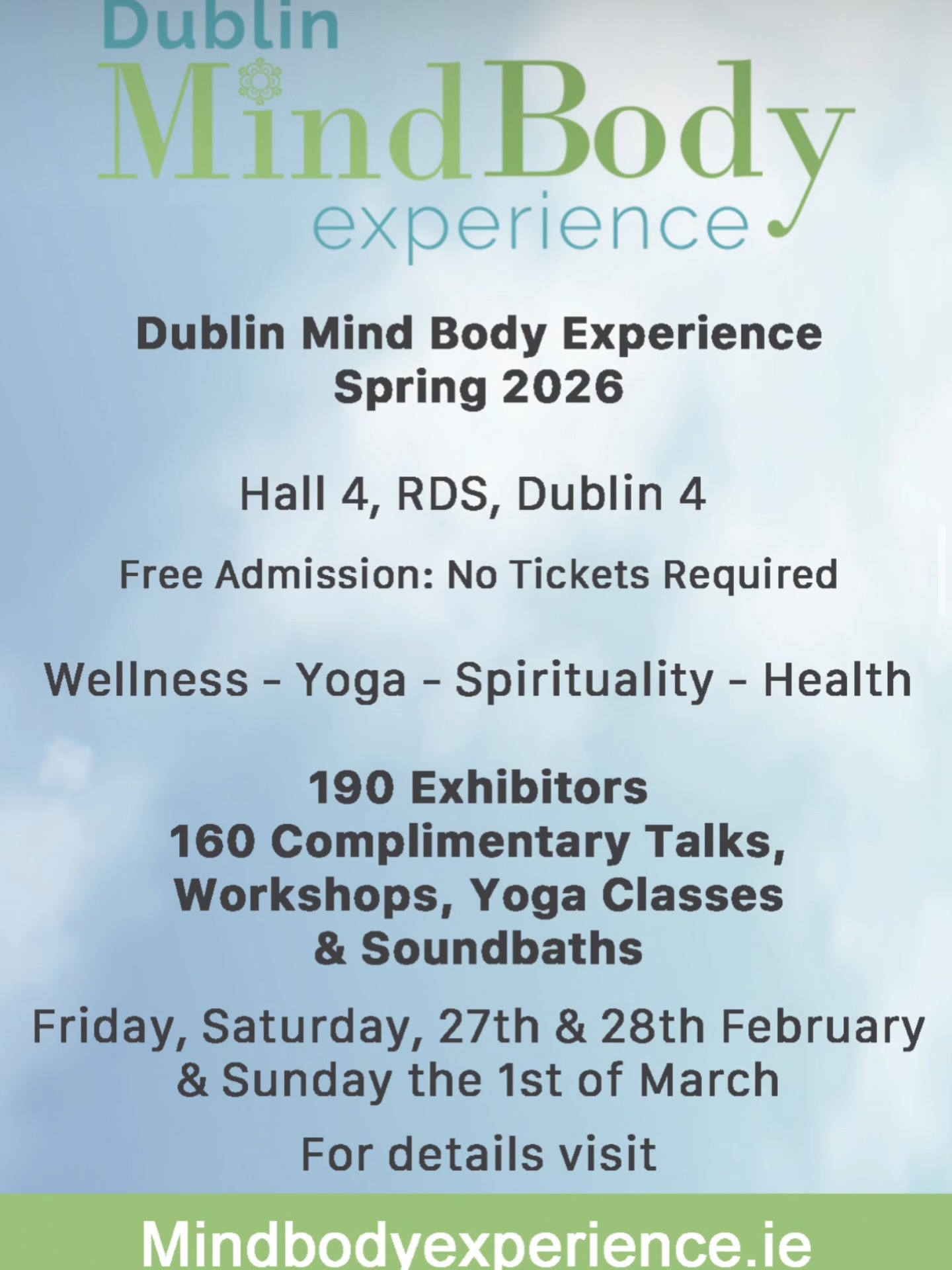 2026 Dublin Mind Body Experience