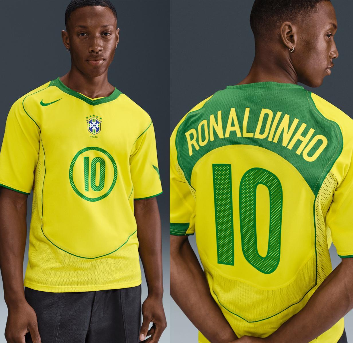 🇧🇷🔙 The remake of Brazil's 2004 'Total 90' jersey by Nike is
