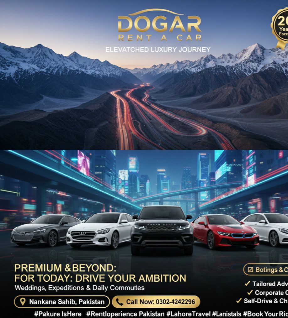 Dogar Rent A Car | Nankana Sahib