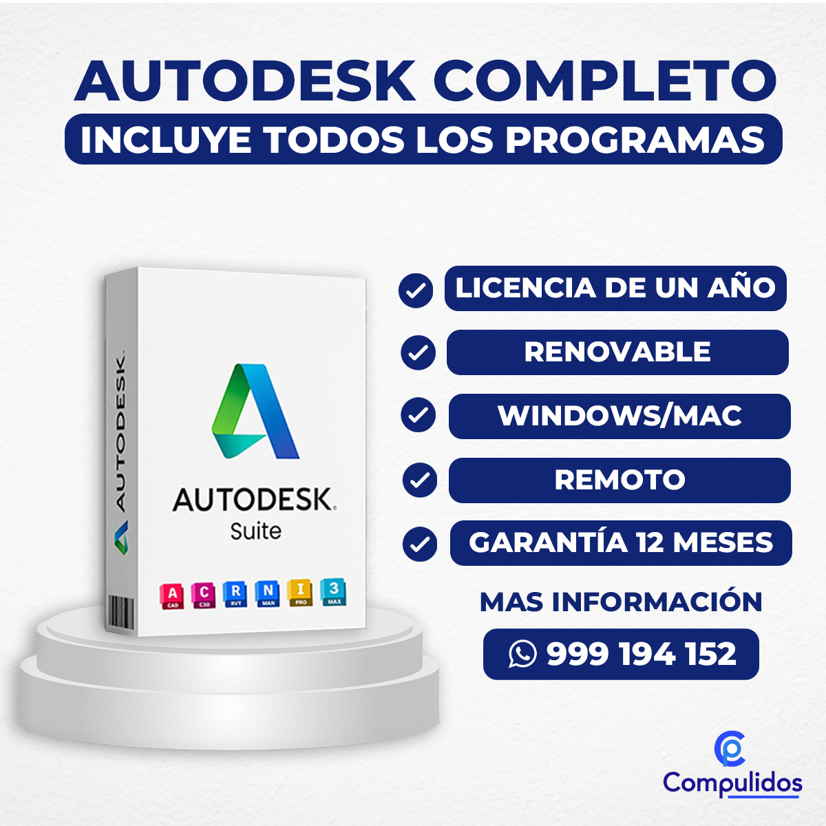 Compulidos - 🔧 ¡TEN TODA LA POTENCIA DE AUTODESK EN UN SOLO LUGAR! 🔧 ...