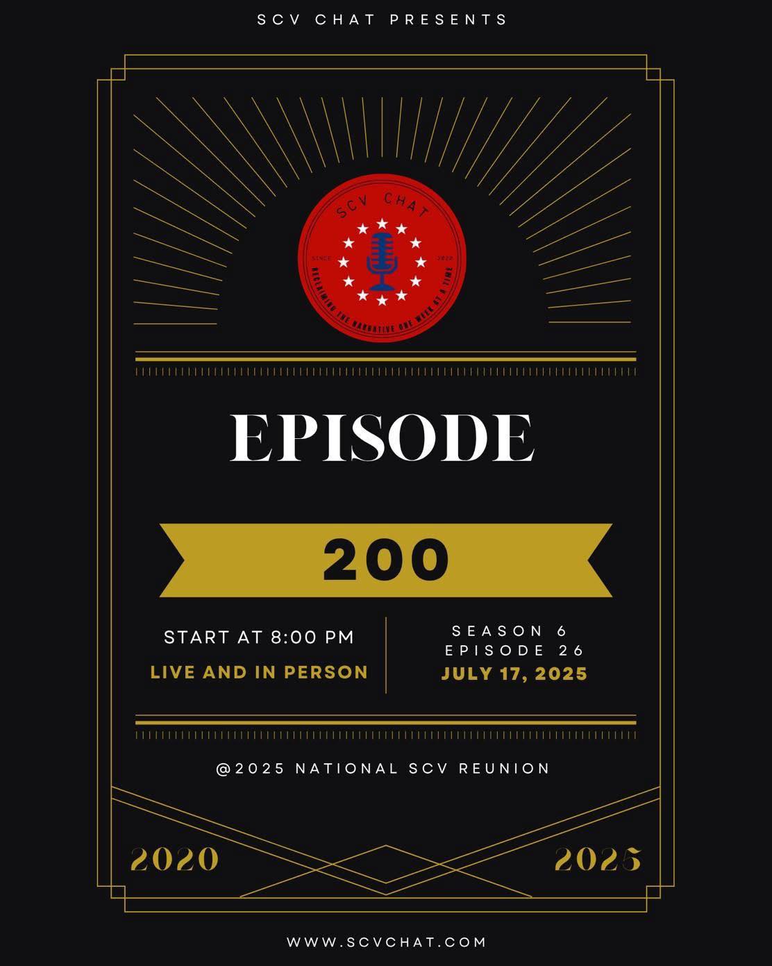 SCV Chat - The 200th Episode of SCV CHAT is now the most... | Facebook