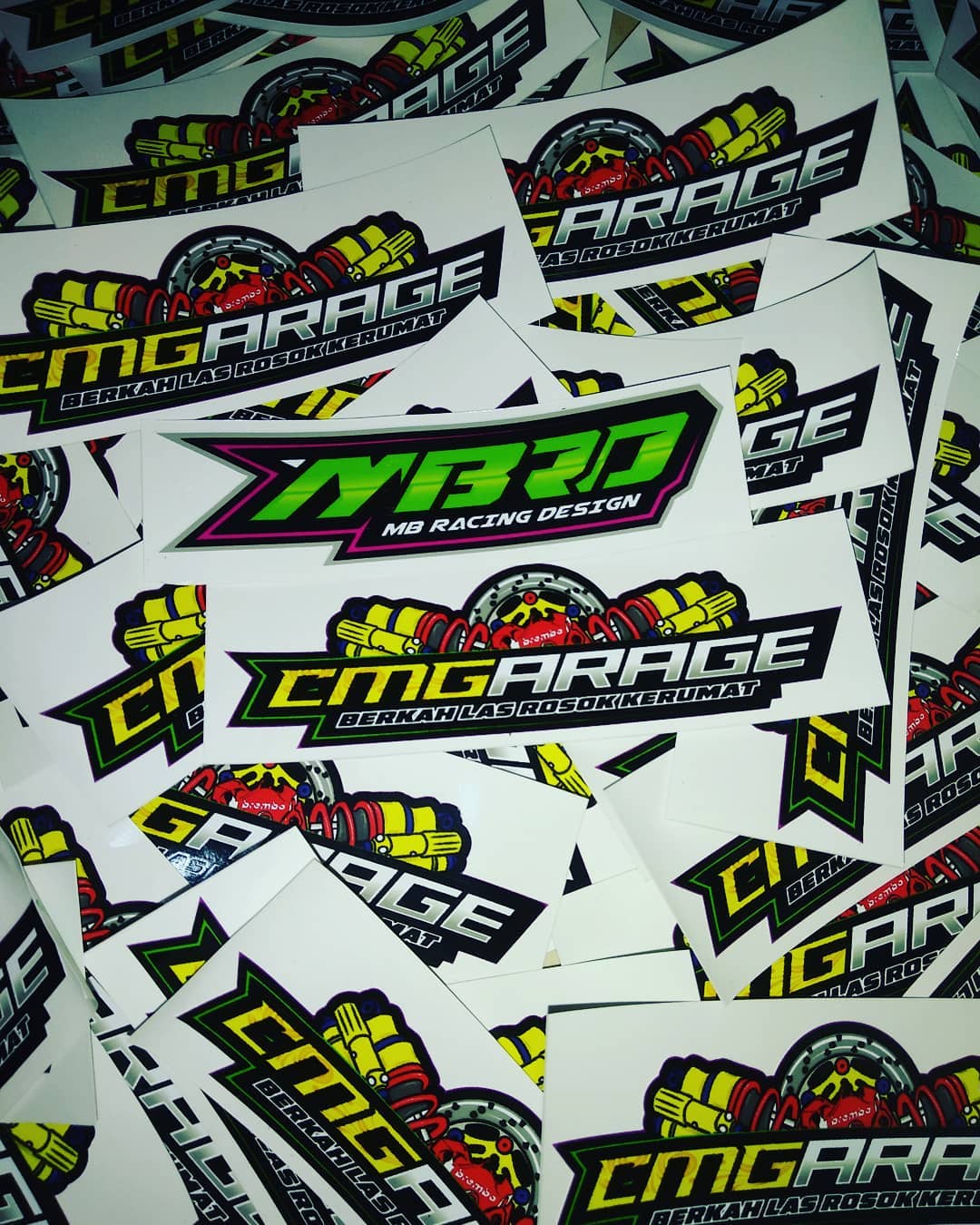 ⤵️ Discount!!! . CMGarage!! . Stiker... - MB Racing Design | Facebook