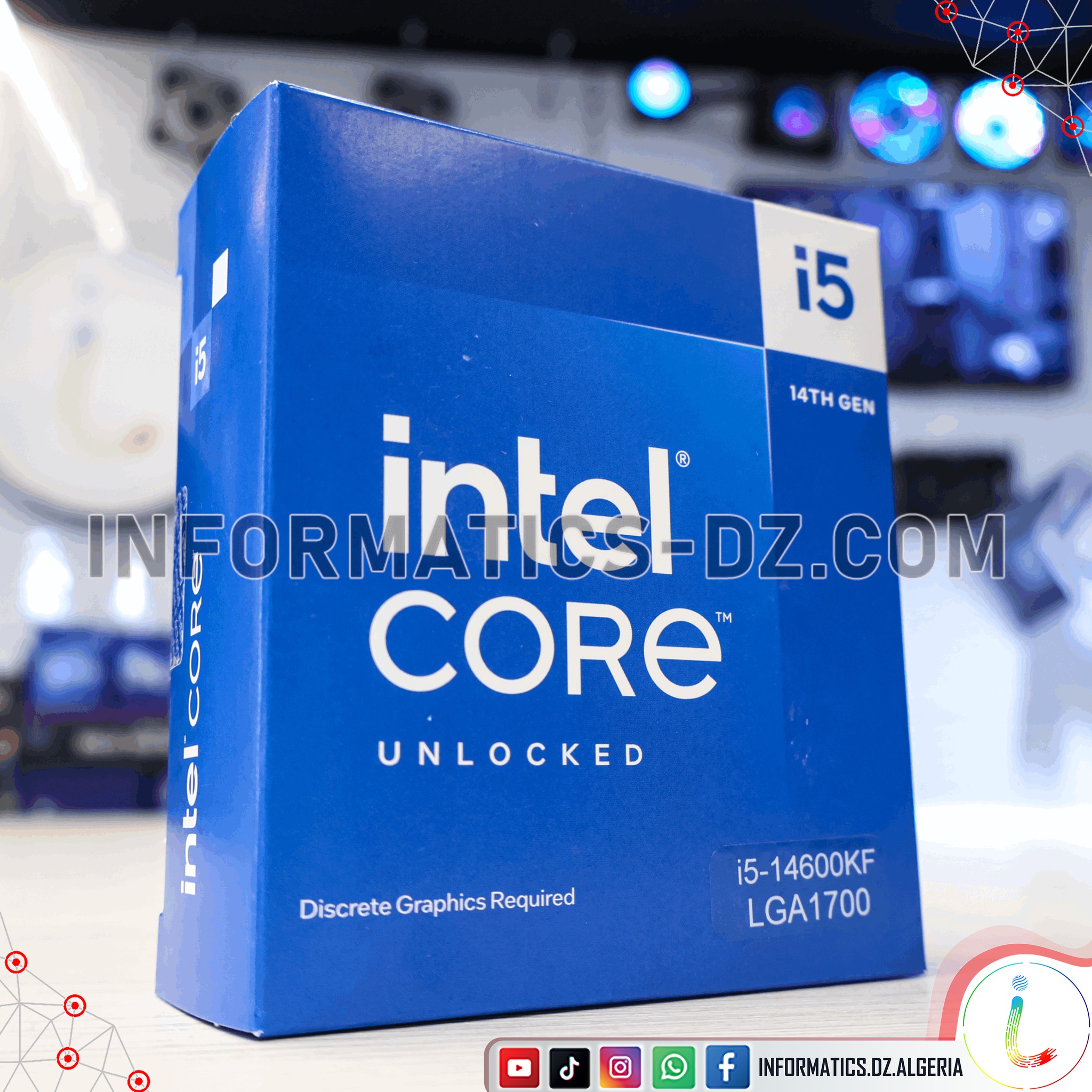 Intel Core i5-14600KF Desktop Processor 14 Cores 20 Threads (3.5 