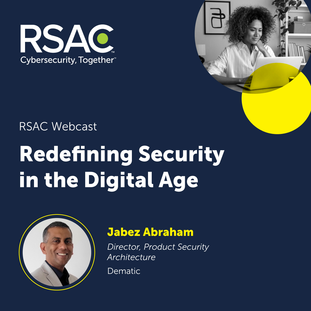 RSAC - Together with speaker Jabez Abraham of Dematic, we'll explore ...
