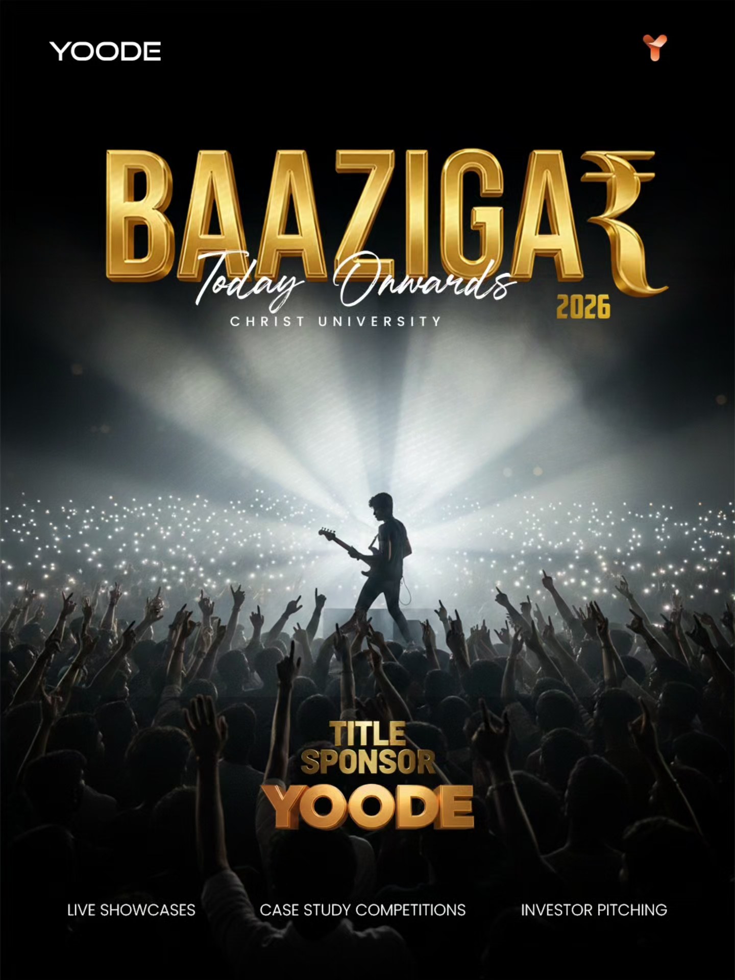 Yoode - The stage is set. The game begins. YOODE presents BAAZIGA 2026 ...