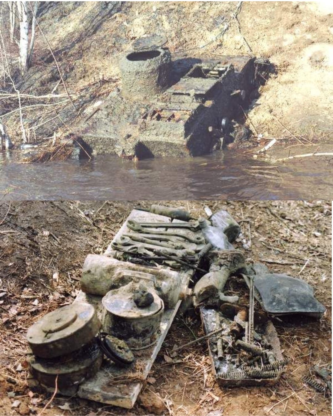 A WWII tank pulled from the Arctic sea. After 75 years on the