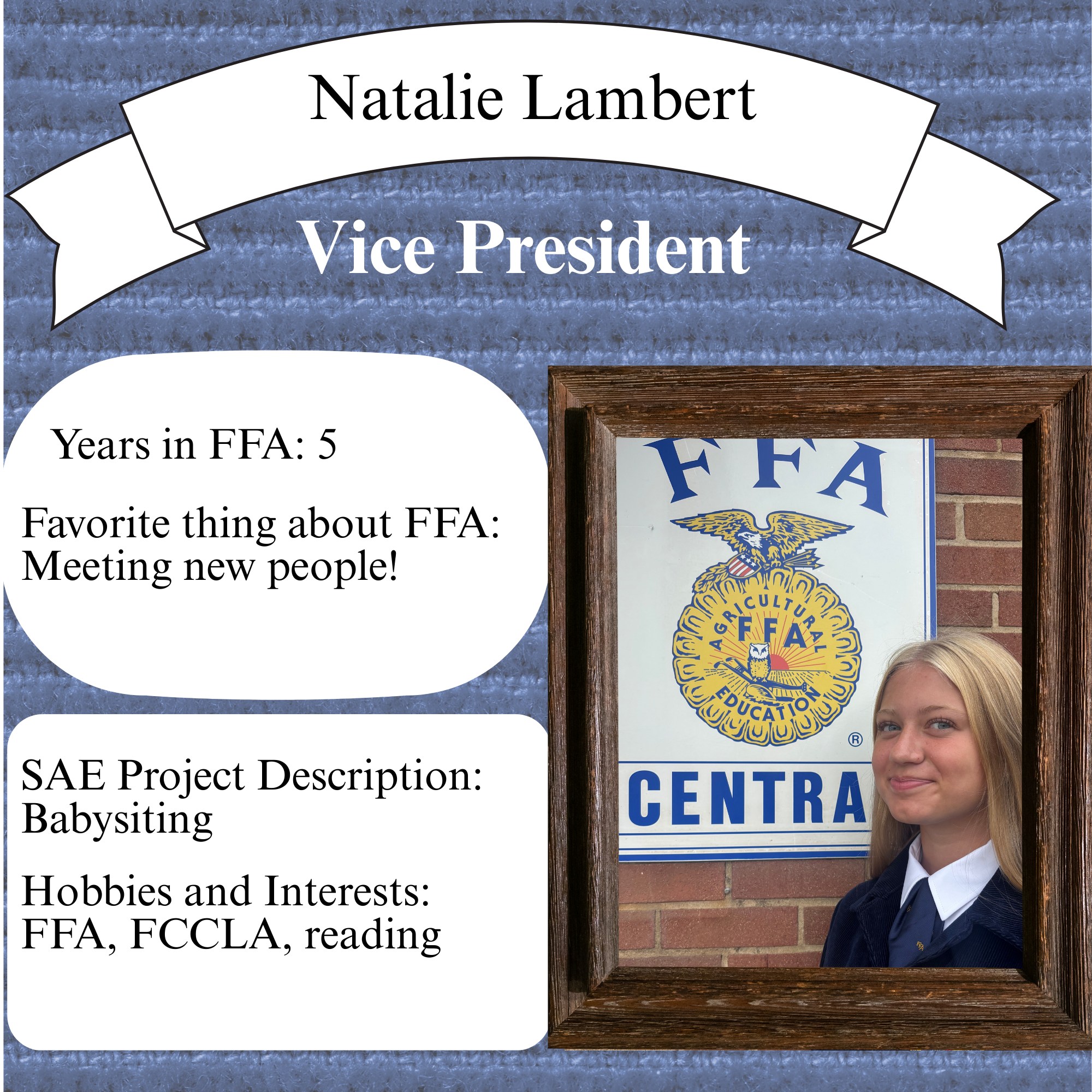 Central - Meet the members of the 2025-2026 Central FFA Officer Team ...