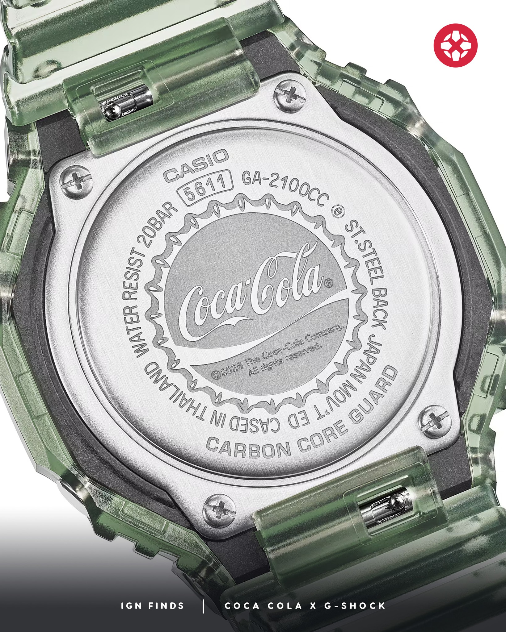 Casio and Coca-Cola have teamed up to celebrate Coke's 140th