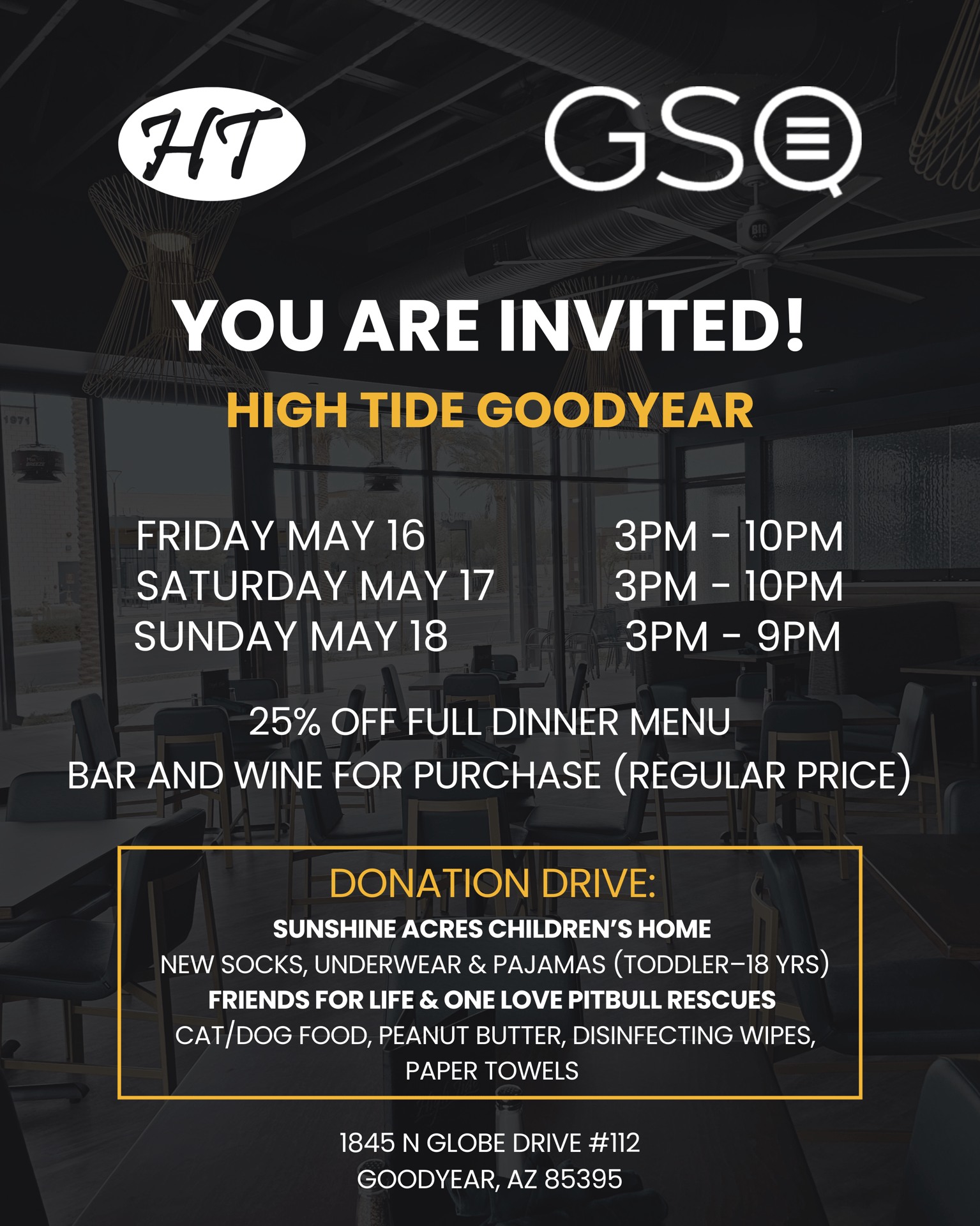 High - 🚨 GOODYEAR, IT'S HAPPENING! 🚨 High Tide is finally opening in ...