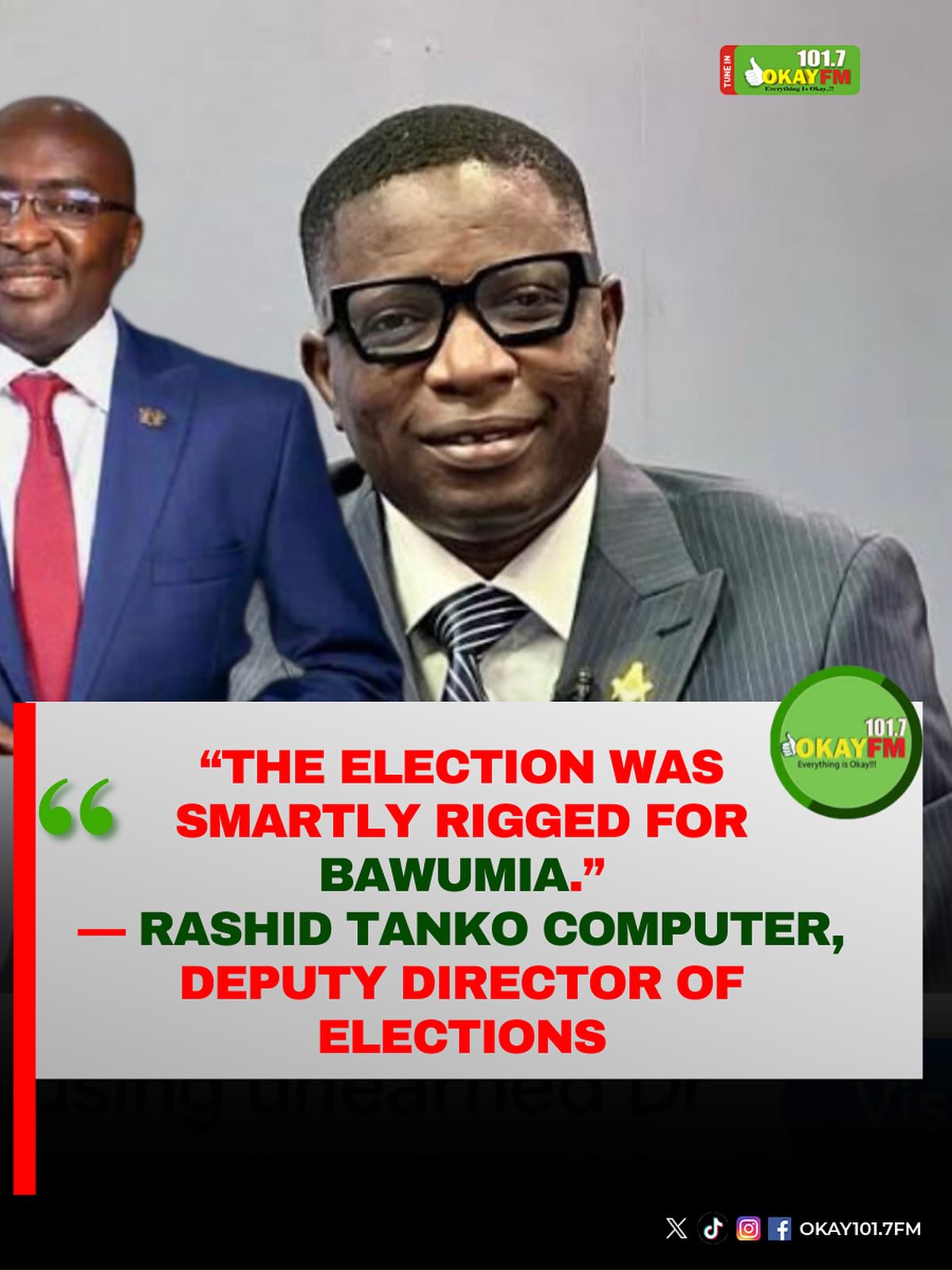 Okay 101.7 FM - #OkayfmNews #nppprimaries ; Rashid Tanko... | Facebook