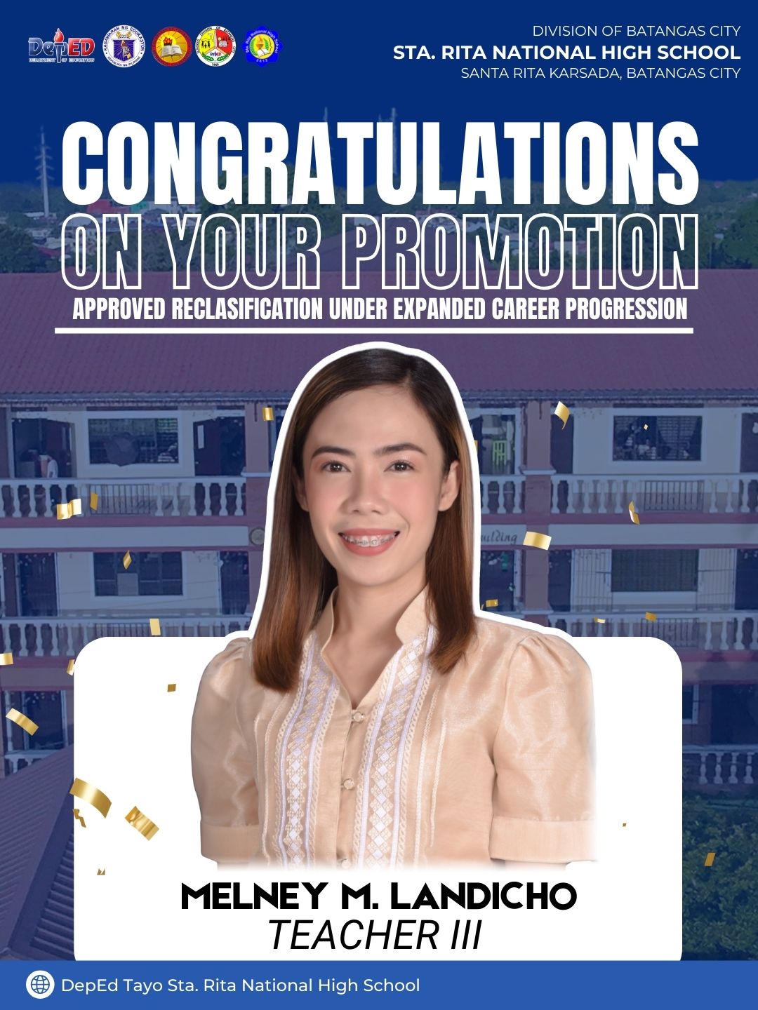 DepEd Tayo Sta... - DepEd Tayo Sta Rita NHS - Batangas City