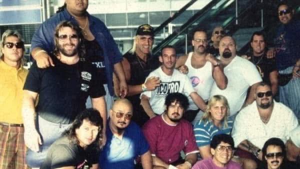 Hulk Hogan with 1993 WWE roster