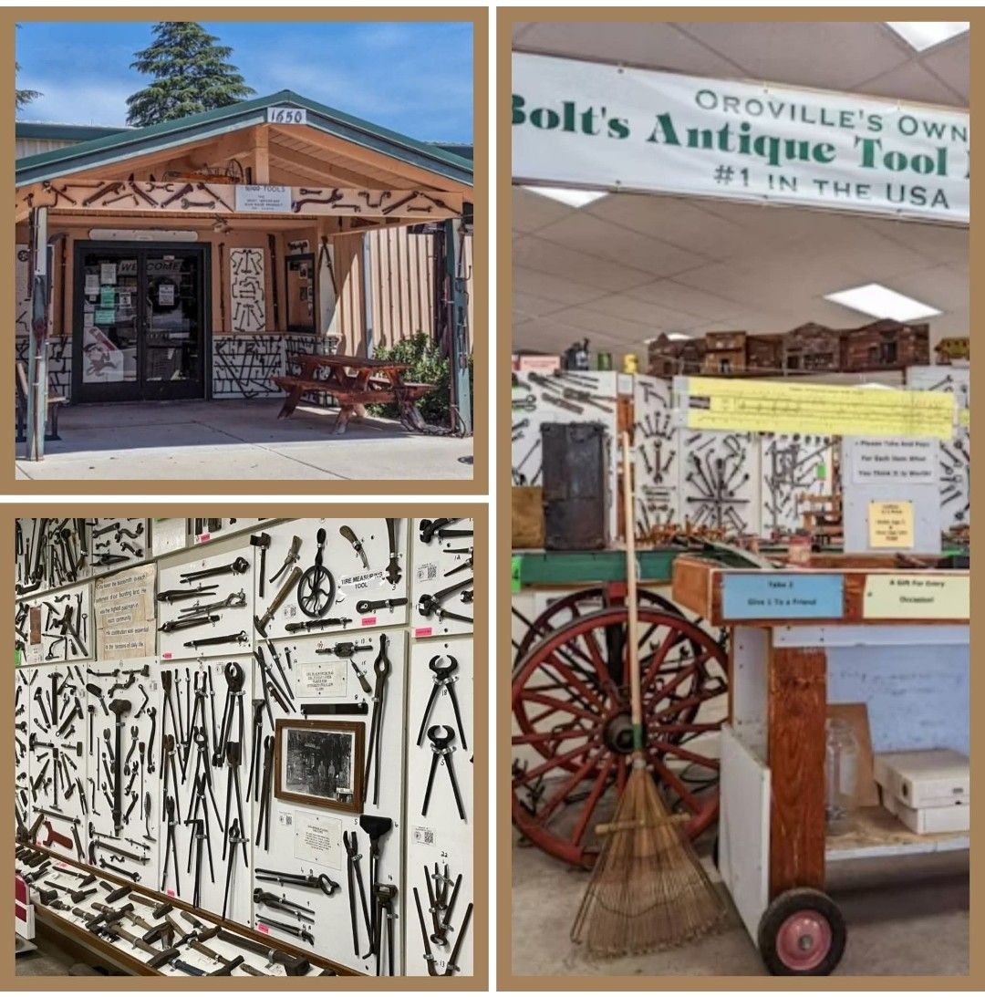 Pat - The Bolt's Antique Tool Museum, in Oroville, California ...