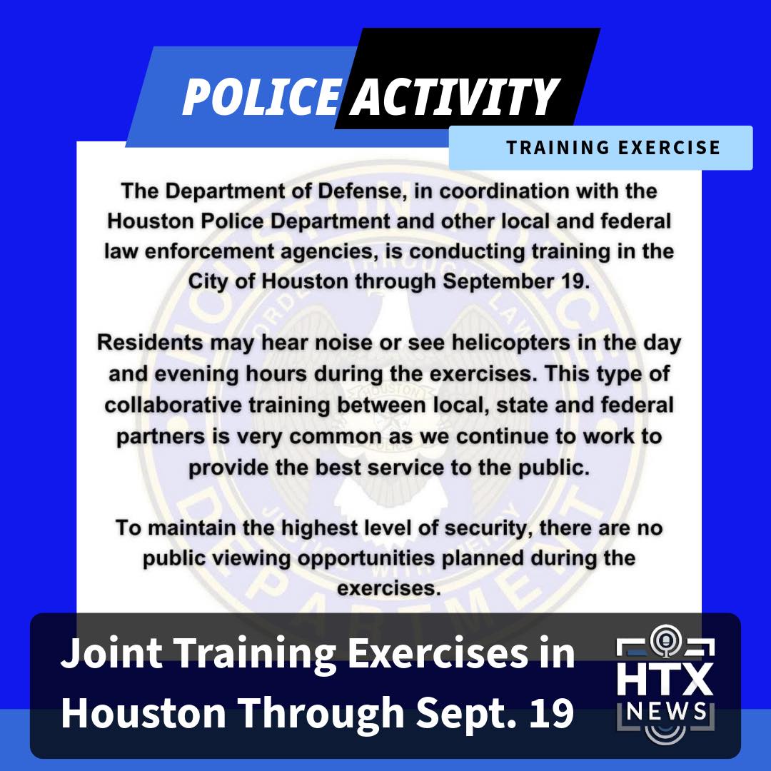 HTX - The Department of Defense, Houston Police Department, and other ...