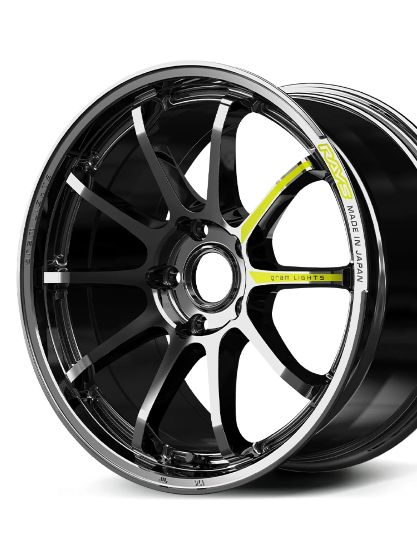 Rays Gramlights 57nr limited black metal coat wheels for sale