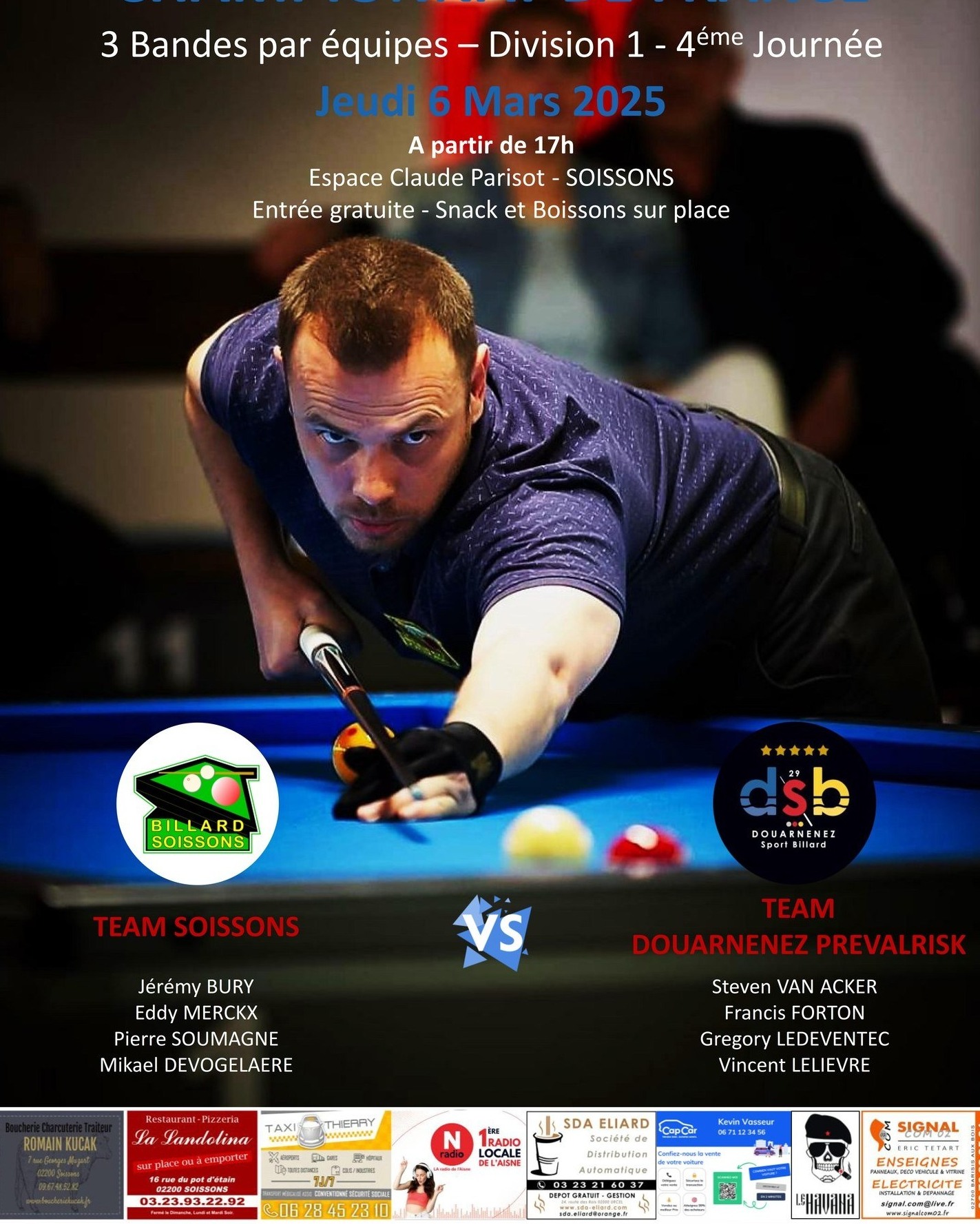 LIGUE DE BRETAGNE DE BILLARD (FFB) | Facebook