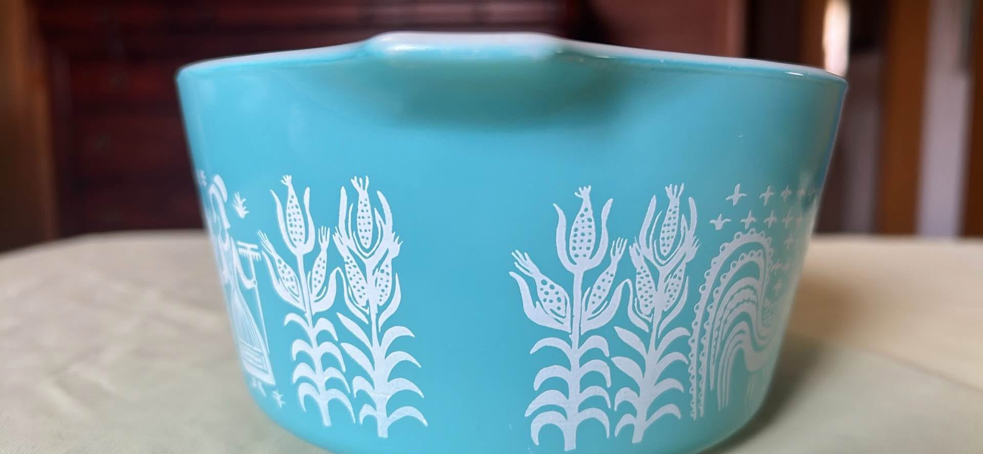 Vintage Pyrex 473 amish butterprint , 1 Quart casserole dish ...