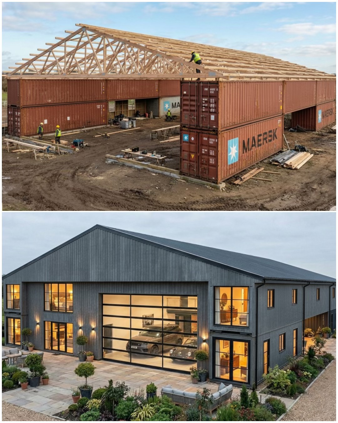 House - From Cargo to Castle: The Ultimate Container Barndominium! 🏗️ ...