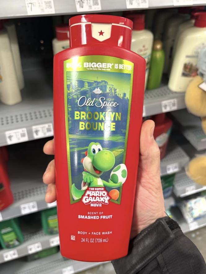 Super Mario Galaxy X Old Spice