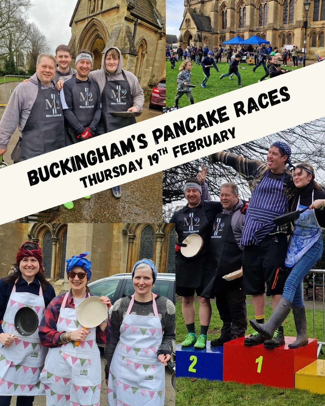 Buckingham - 🥞 Buckingham’s Pancake Races are back! 🏁 Calling all local ...