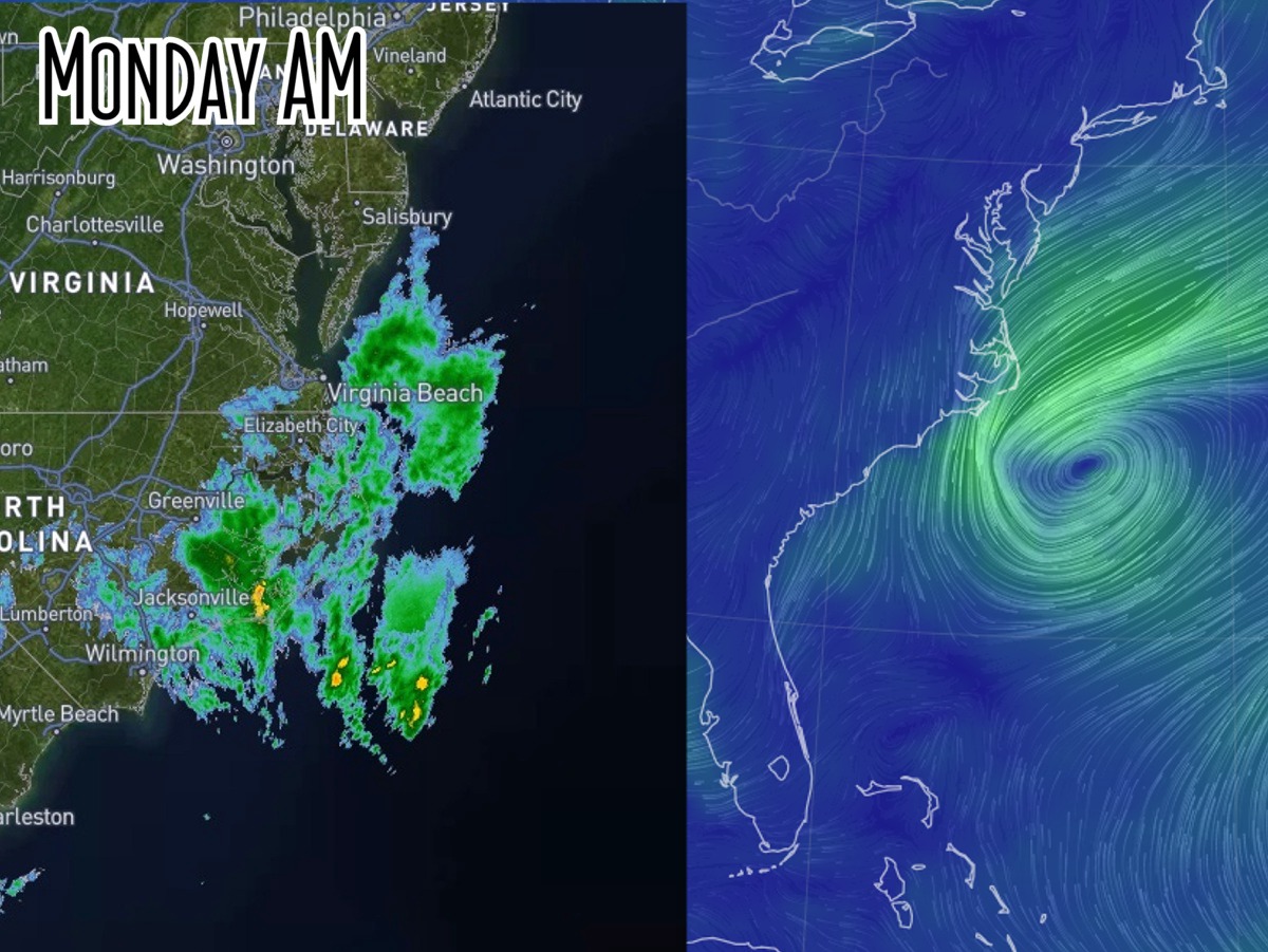 Mike's - Current Monday AM radar. Frontal line leftover spinning a weak ...