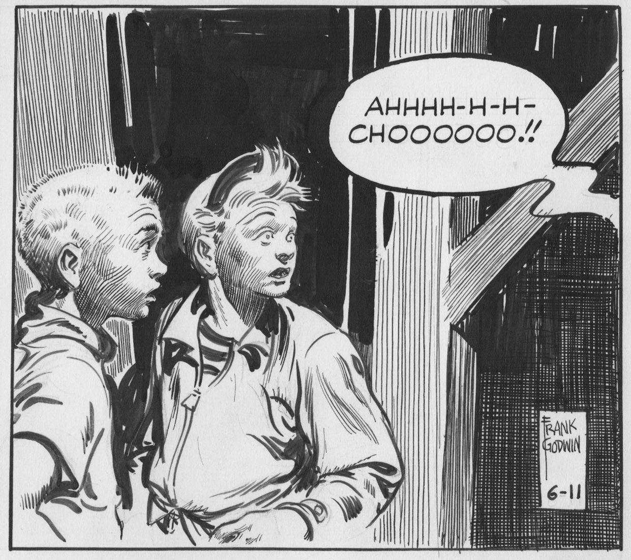 Classic - Some good news: Buddy Lortie just sent me Rusty Riley dailies ...