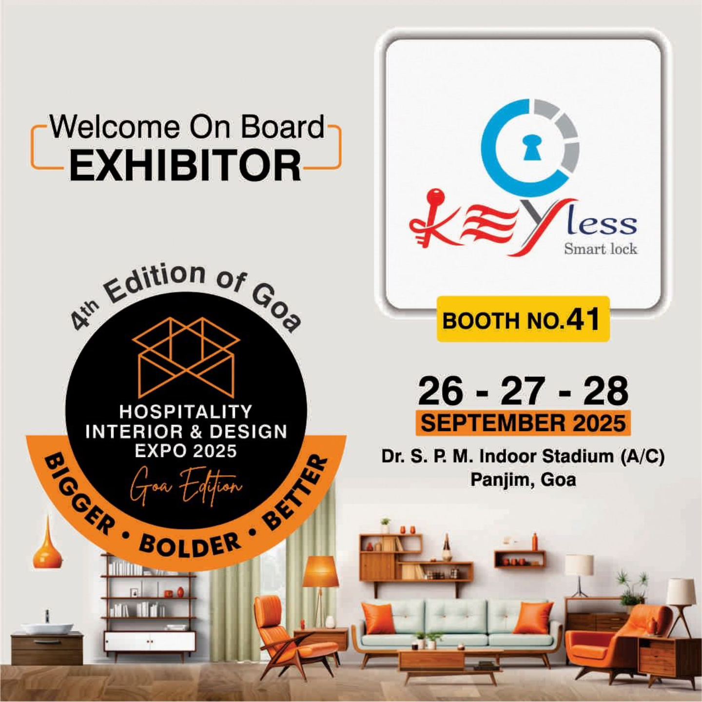 Keyless - Keyless Smart Lock Invites you to visit our stall at the ...